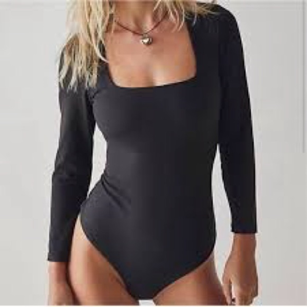Free people black bodysuit